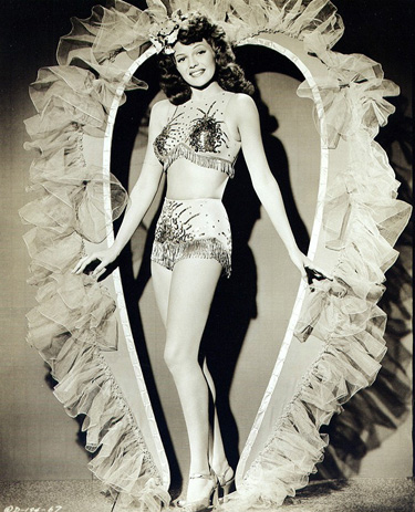 Columbia starlet Rita Hayworth