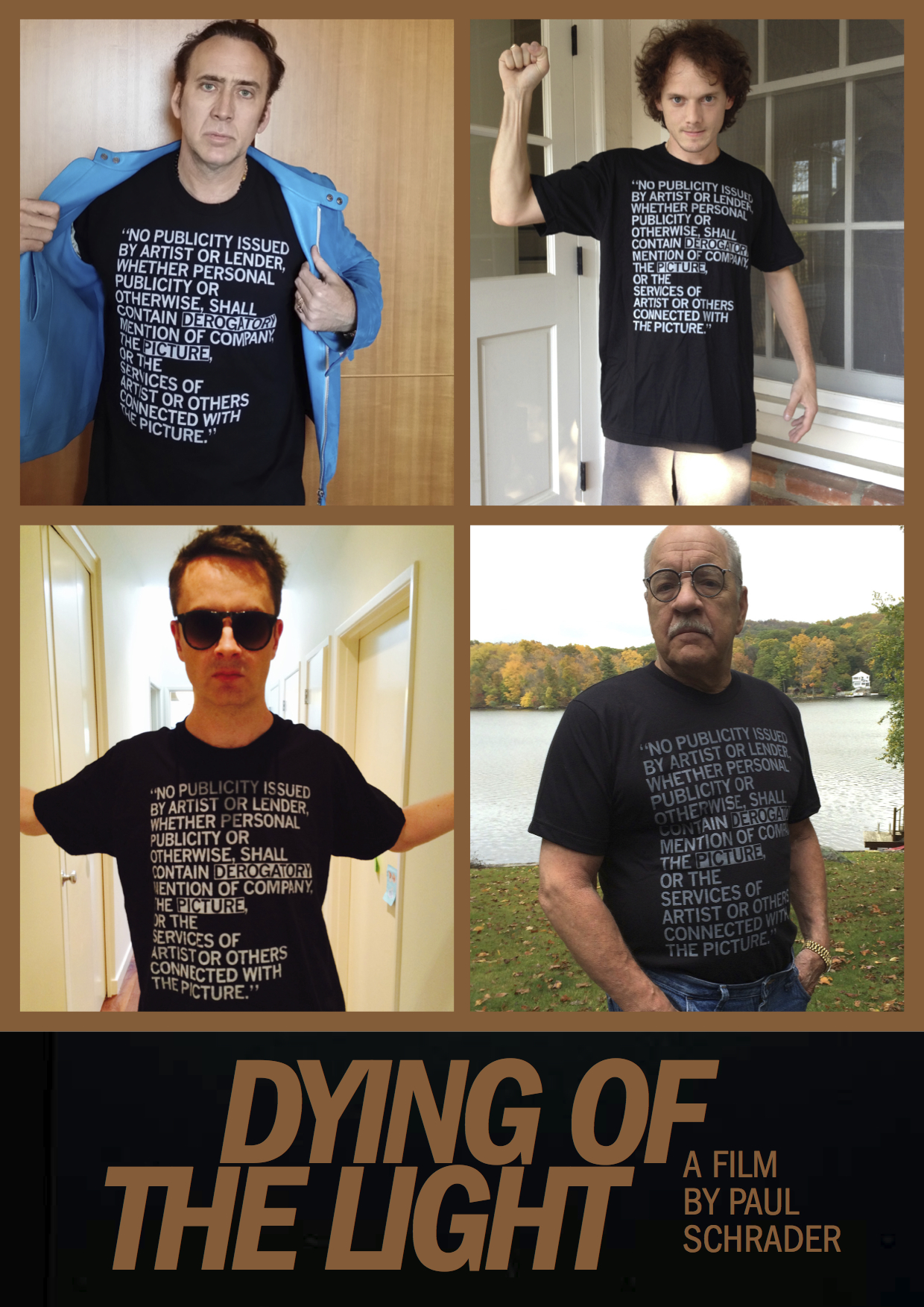 Dying of the Light poster