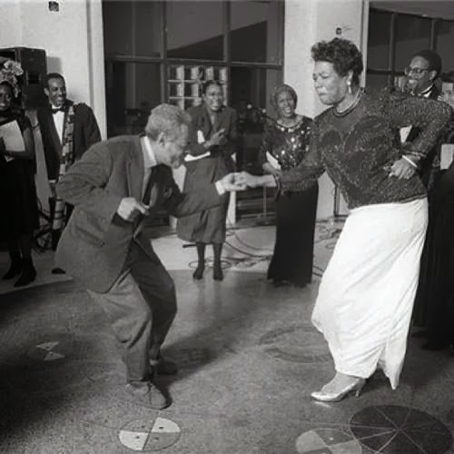 amiri baraka and maya angelou dancing