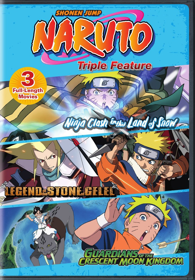 Naruto triple feature DVD