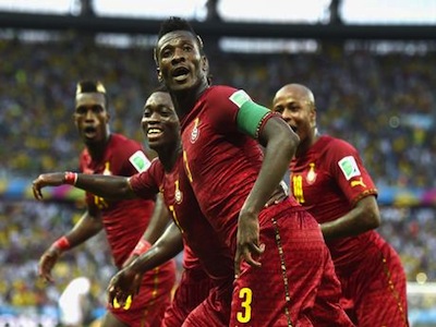 Ghana's Team at the World Cup