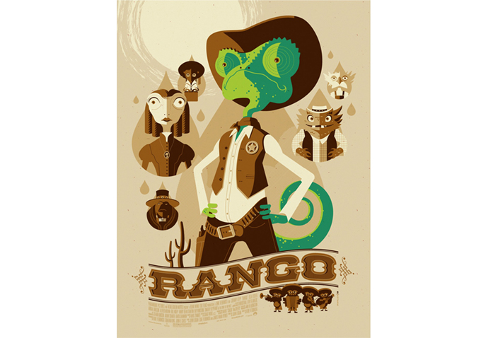 Rango, Mondo poster