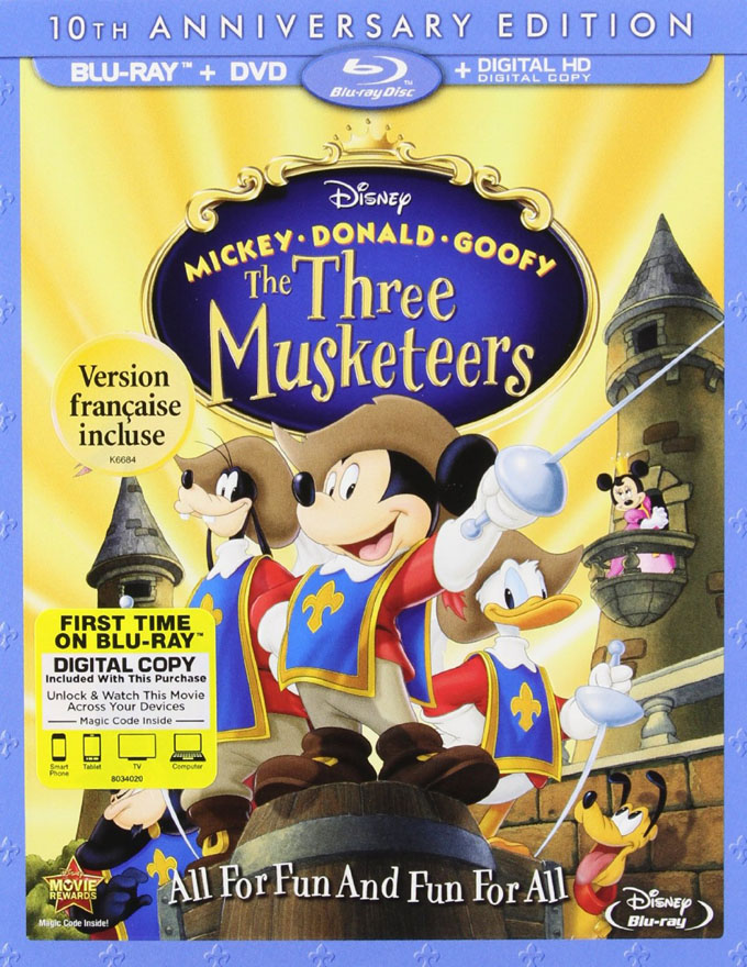 Three Musketeers blu ray