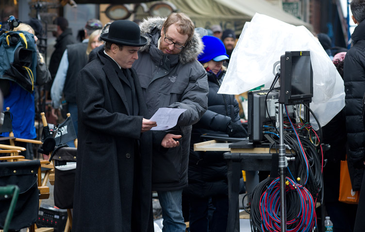 The Immigrant, Gray, Phoenix, set pic
