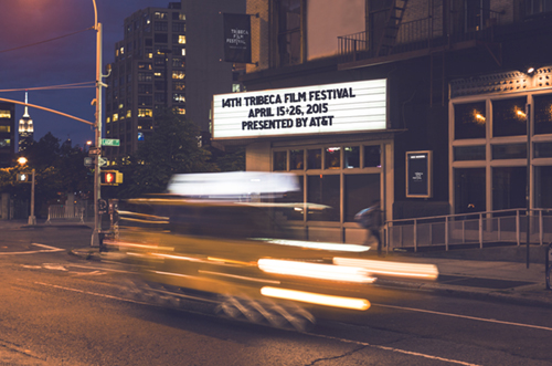 Tribeca Film Festival marquee
