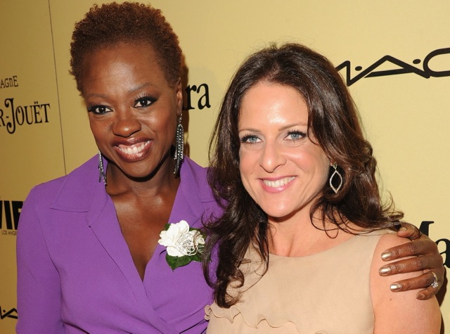 WIF Oscar Party: Viola Davis and Cathy Schulman