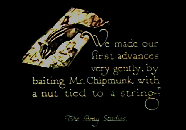 Chumming with Chipmunks
