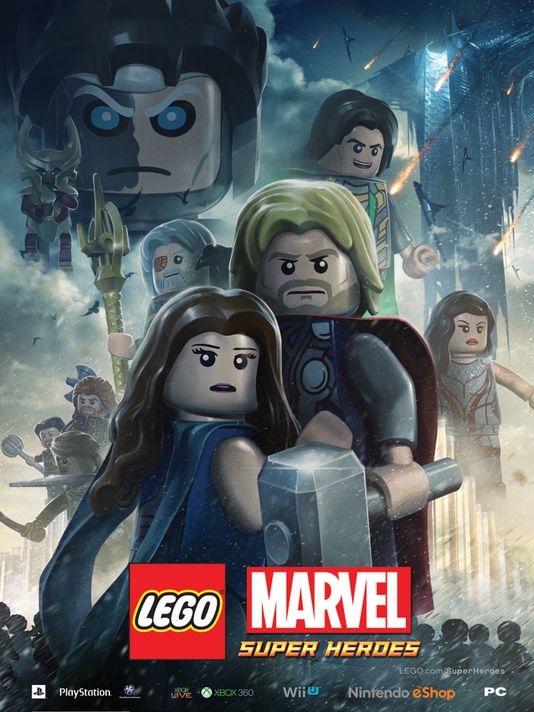 Thor: The Dark World Lego Poster