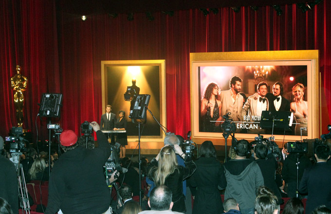 Academy Press Room-Oscar Nom Day-2014