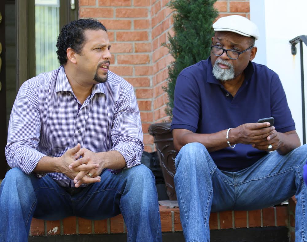 Left to right, Maynard Jackson III, Executive Producer and Sam Pollard, Producer/Director