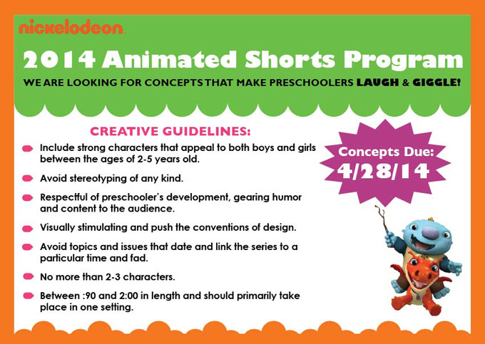 Nick Jr. shorts program 2014