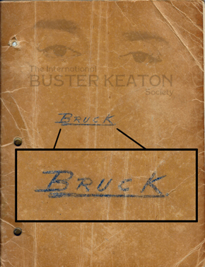 Buster Keaton script-The General