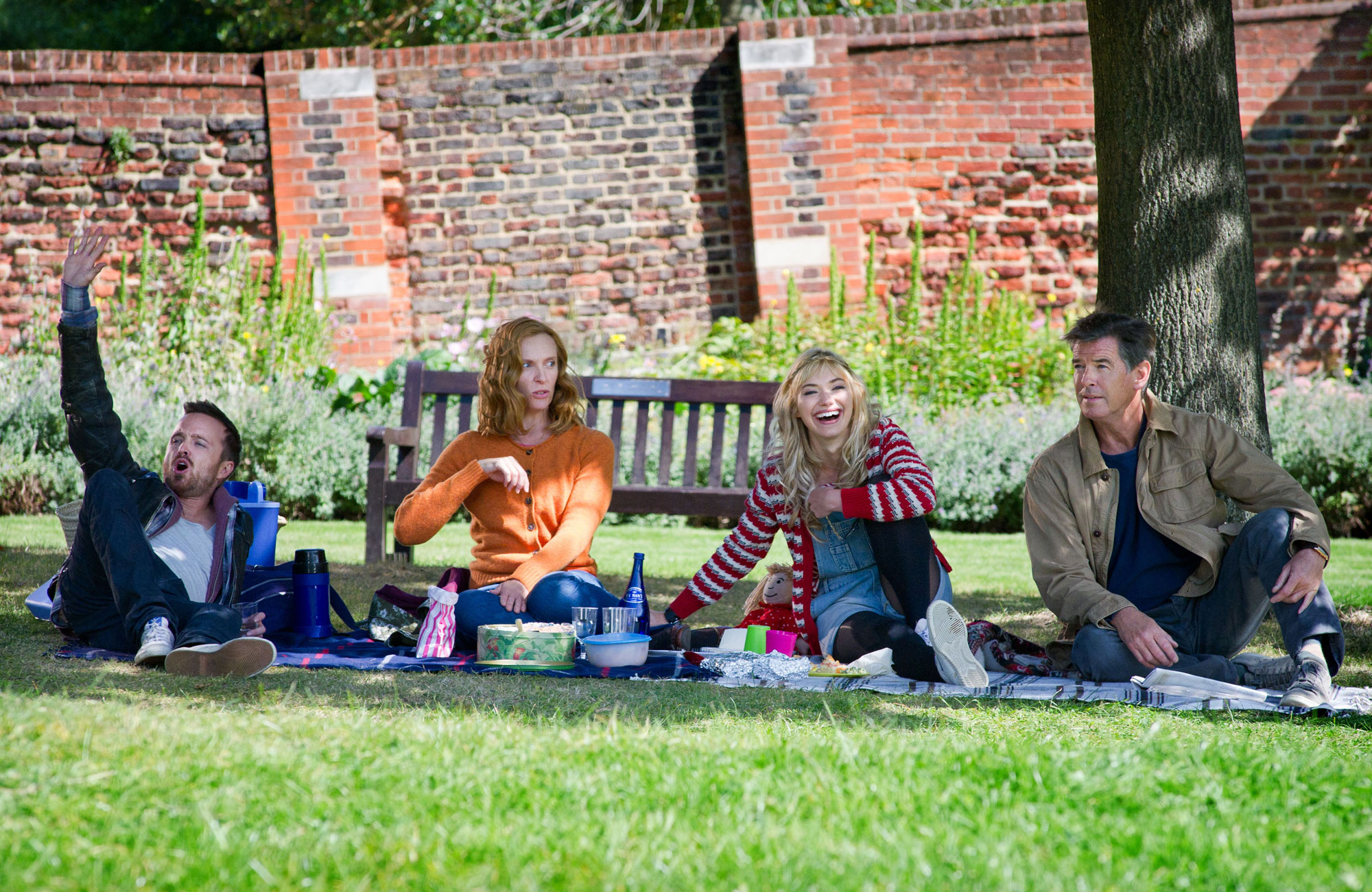 A Long Way Down Aaron Paul Pierce Brosnan Toni Colette Imogen Poots
