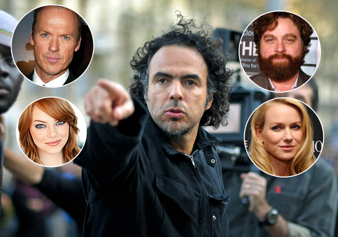 Michael Keaton, Emma Stone, Naomi Watts, and Zach Galifianakis will star in Alejandro Gonzalez Innarituu2019s BIRDMAN.