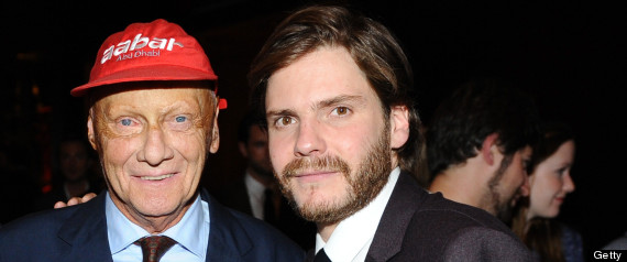 Niki Lauda and Daniel Bruhl