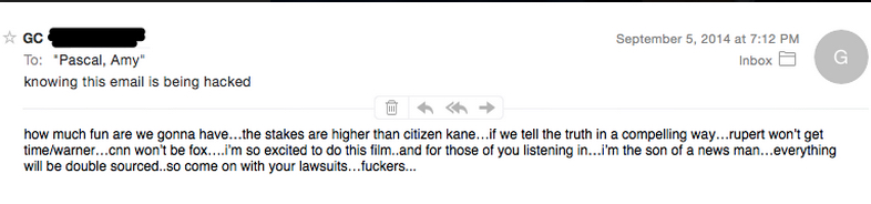 Clooney email