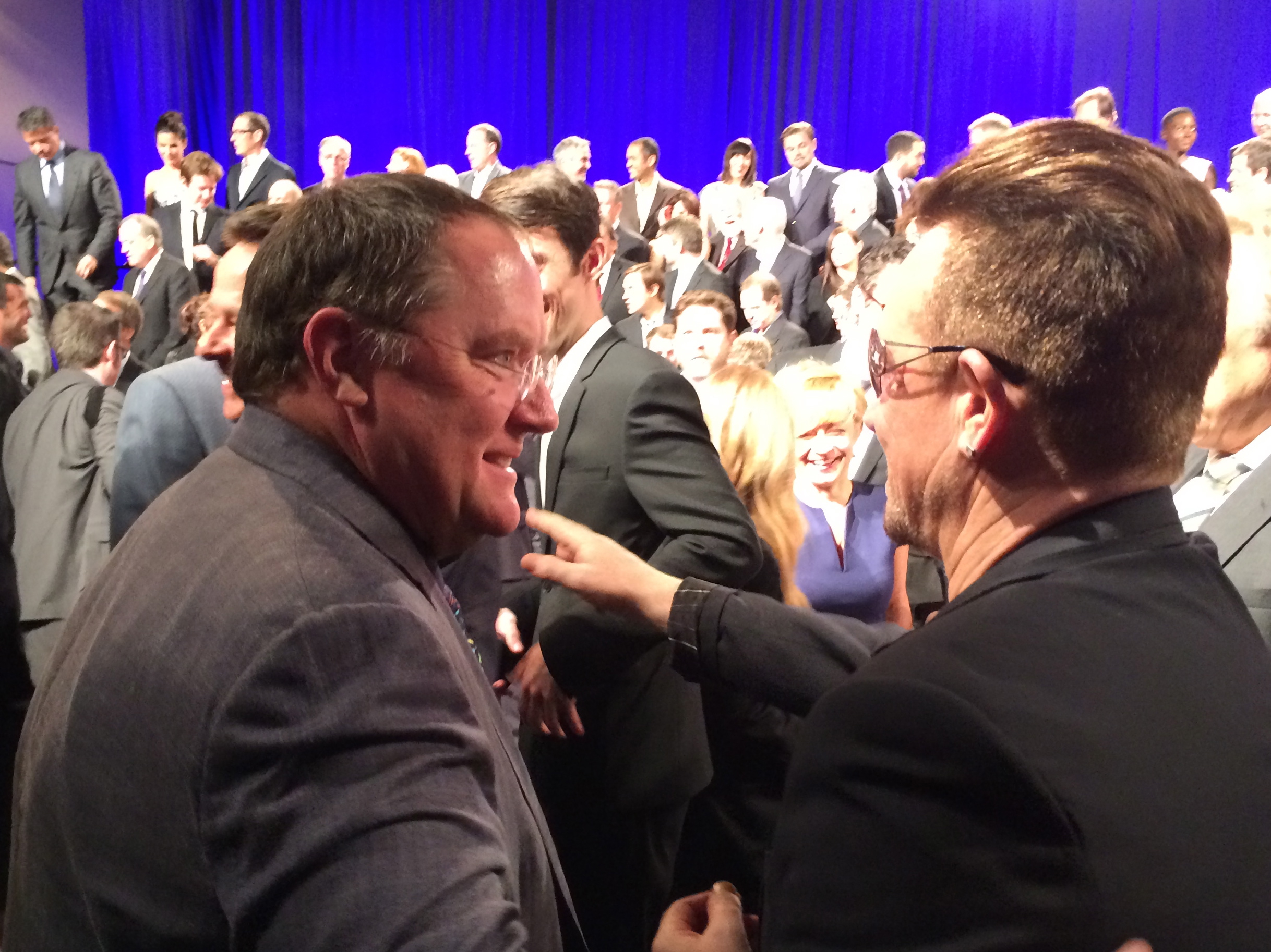John Lasseter and Bono