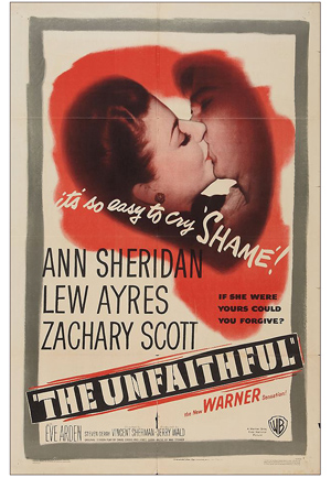 The Unfaithful one sheet
