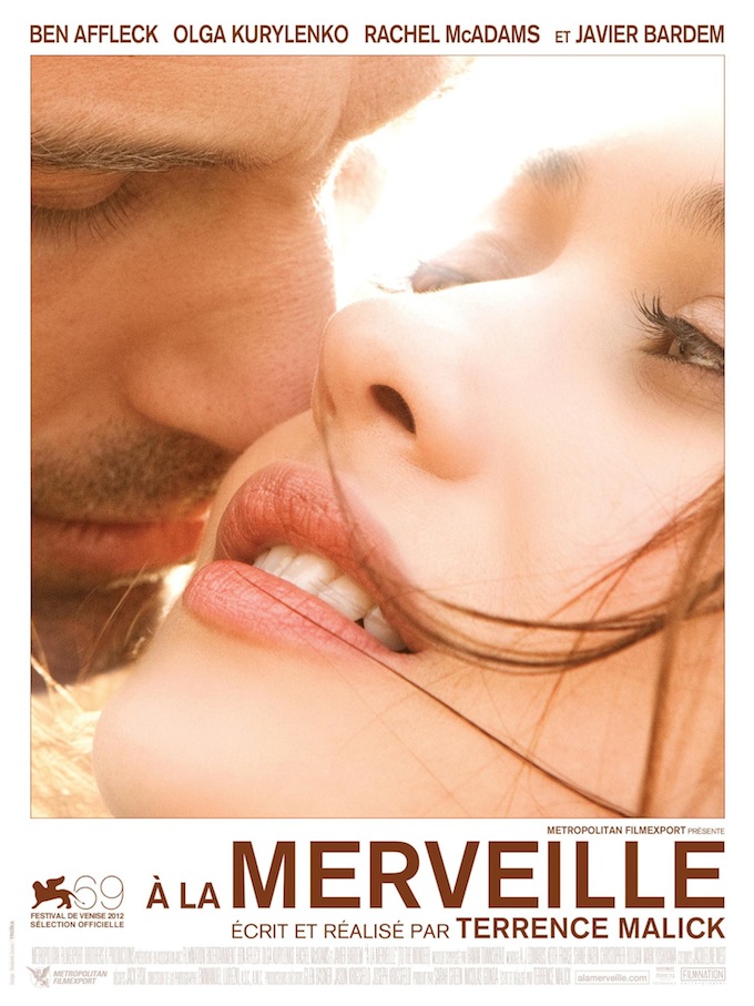 French poster, To The Wonder