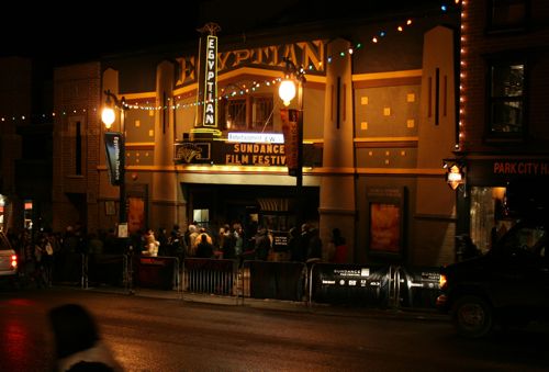 Egyptian Theater at Night