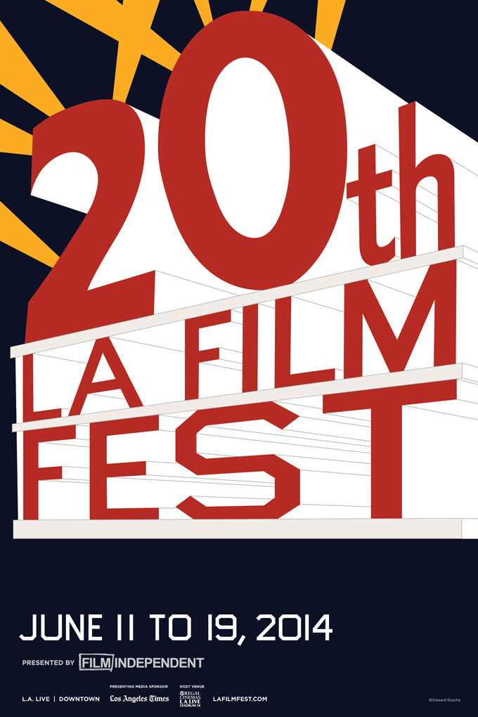 LA Film Festival Gets a 20th Anniversary Poster Designed By Ed Ruscha