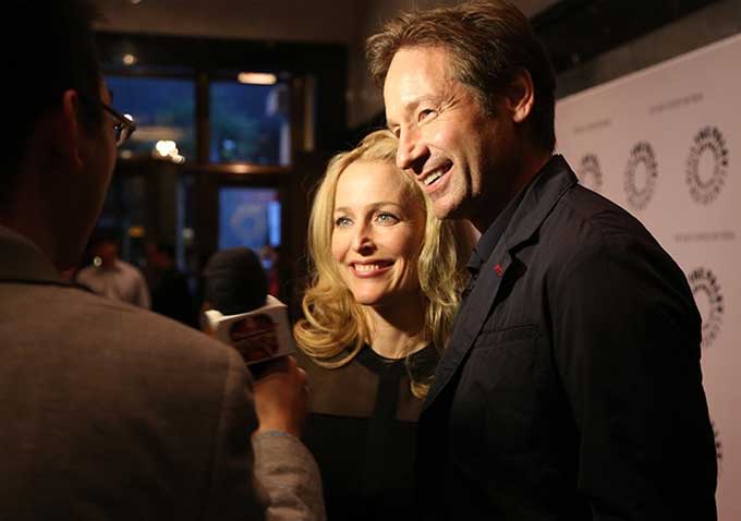 Gillian Anderson & David Duchovny at Paleyfest